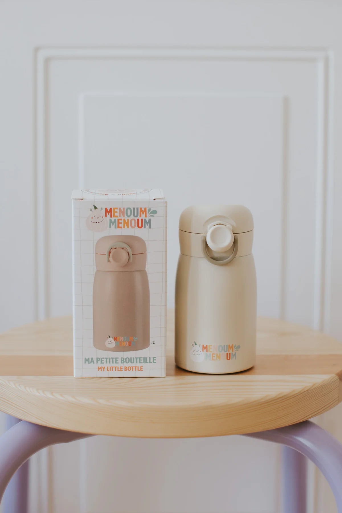 Kids Thermos Bottle Beige - Menoum Menoum