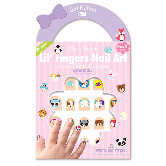 Lil Fingers Nail Art Animal Friends - Girl Nation