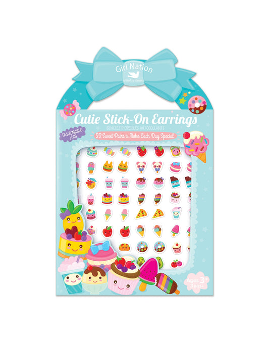 Cutie Stick-On Earrings Sweets & Treats - Girl Nation