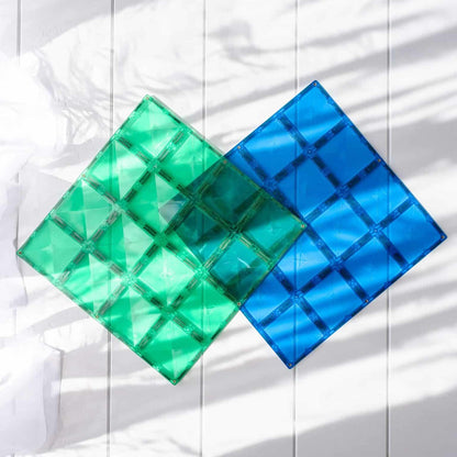 Rainbow Blue & Green Base Plate 2 pc - Connetix