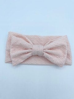 Blush Headband Bow - The Greenwood Shop