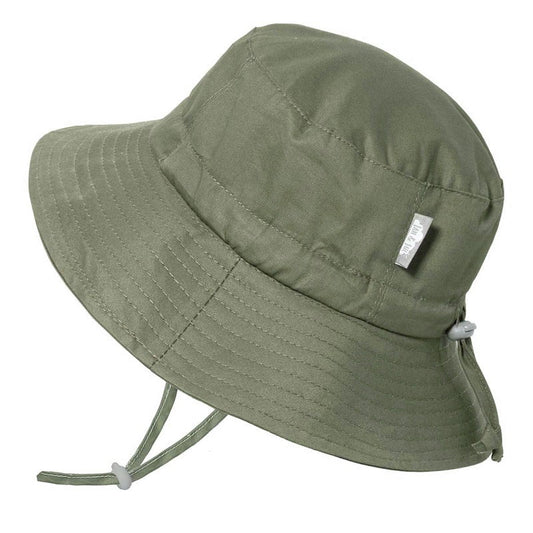 Army Green Cotton Bucket Hat - Jan & Jul