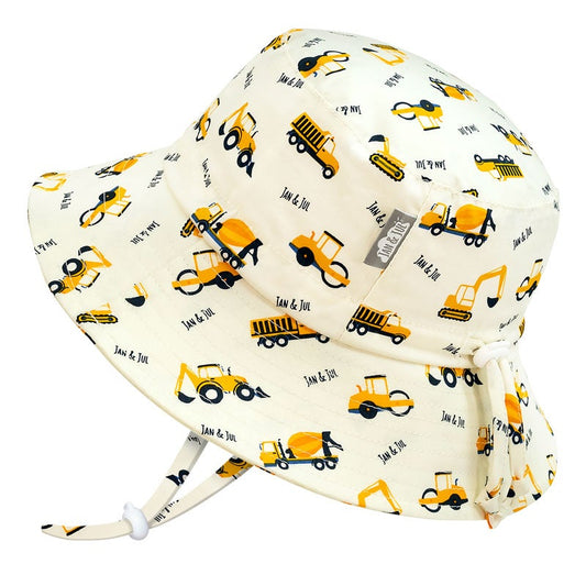 Little Diggers Cotton Bucket Hat - Jan & Jul