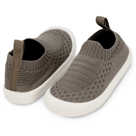 Earthy Taupe Kids Xplorer Shoes - Jan & Jul