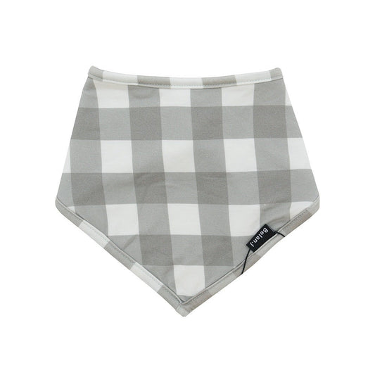 Sage Plaid Bandana Bib - Belan.J