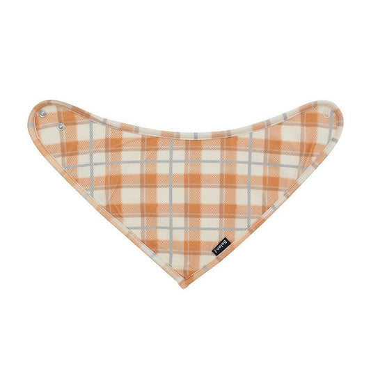 Autumn Plaid Bandana Bib - Belan.J