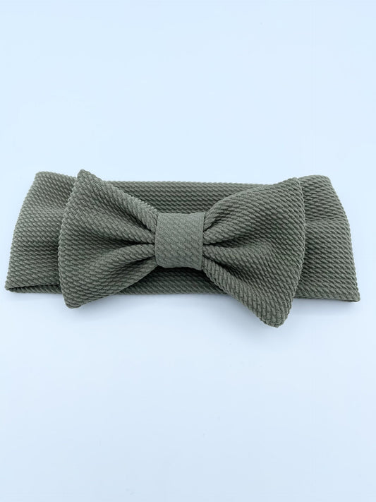 Green Headband Bow - The Greenwood Shop